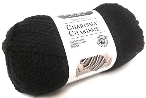 Loops and Threads Yarn Charisma 1 Ball Black 35 ounces