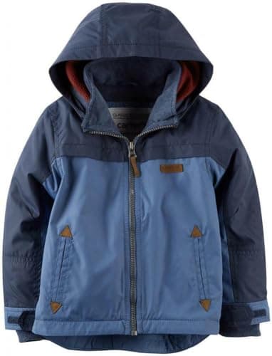 Carter's Toddler Little Boys' Fleece Jacket - Kids' Winter Outerwear - Blue 3T