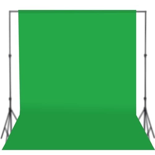 HomeArt Premium Green Photography Backdrop - Versatile Studio Green Screen for Photography, Video, and Filmmaking - Perfect for Portraits, Product Photography, and Content Creation - 8x12 feet