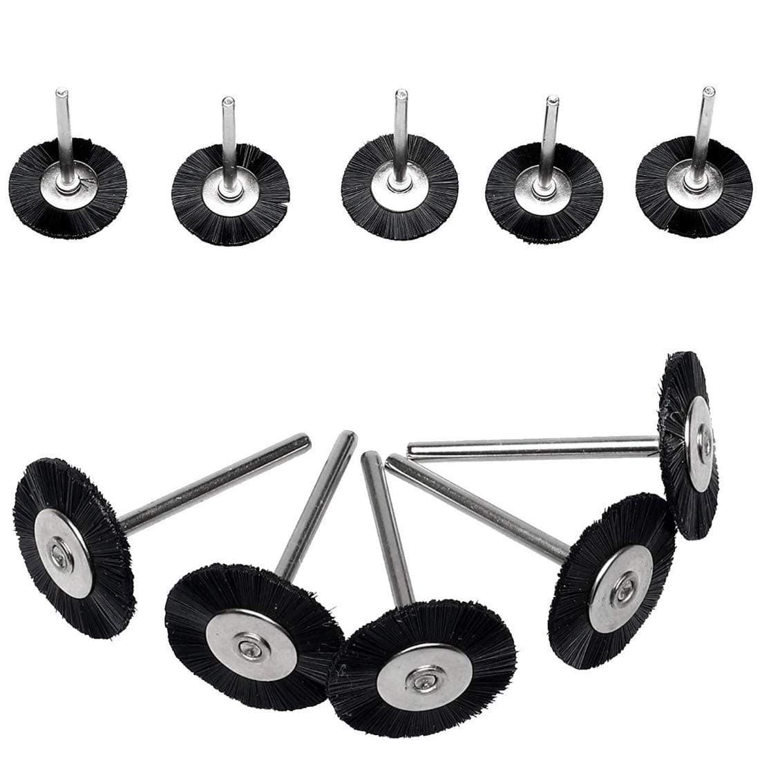 DIY Crafts Design No # 21, Pack of 50 Pcs, Nylon Wire Brush Wheels, Nylon Bristle Wheel 1" Flat Wire Br(Design No # 21, Pack of 50 Pcs)