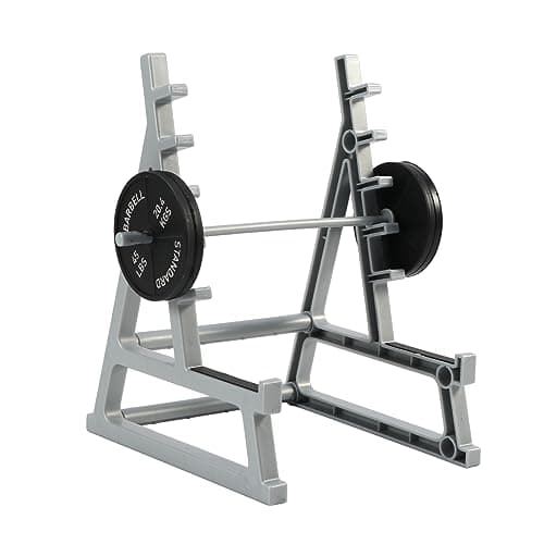 QWLWBU Barbell Rack Pen Holder Squat Rack Pen Holder for Fitness Enthusiasts and Weightlifting Fans Gym Theme Decorations Gift Fun Desk Accessories As Shown