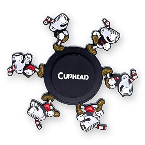Cuphead Running 3Inch Fidget Spinner Toy Sensory Toy Ideal for Stress Relief Decompression Anxiety