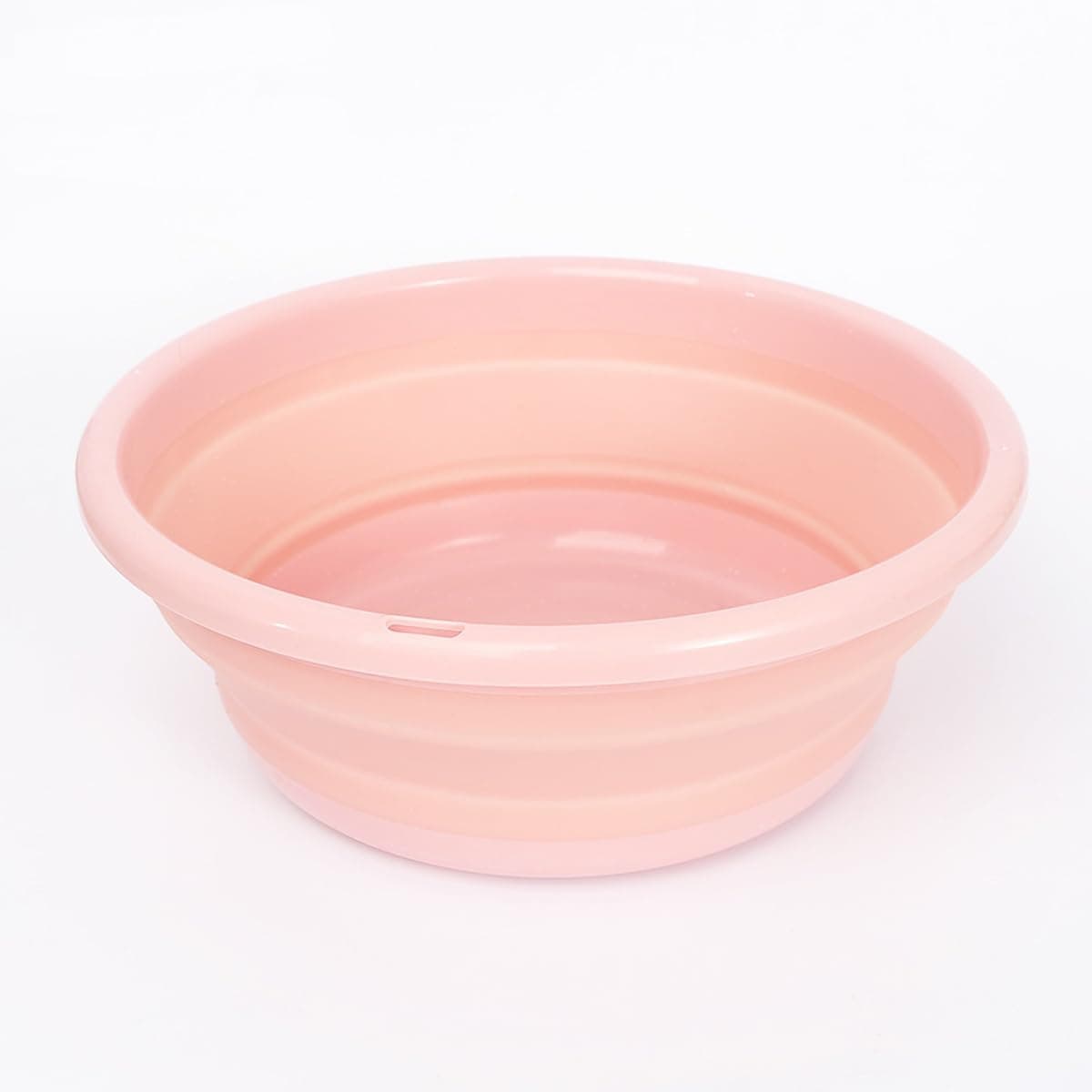Potency Collapsible Medium Round Washing Up Bowl Basin Multipurpose Outdoor Travel Basin Folding Portable Silicone Bowl Tub for Kitchen Camping Caravans Water Carrier Medium Pink