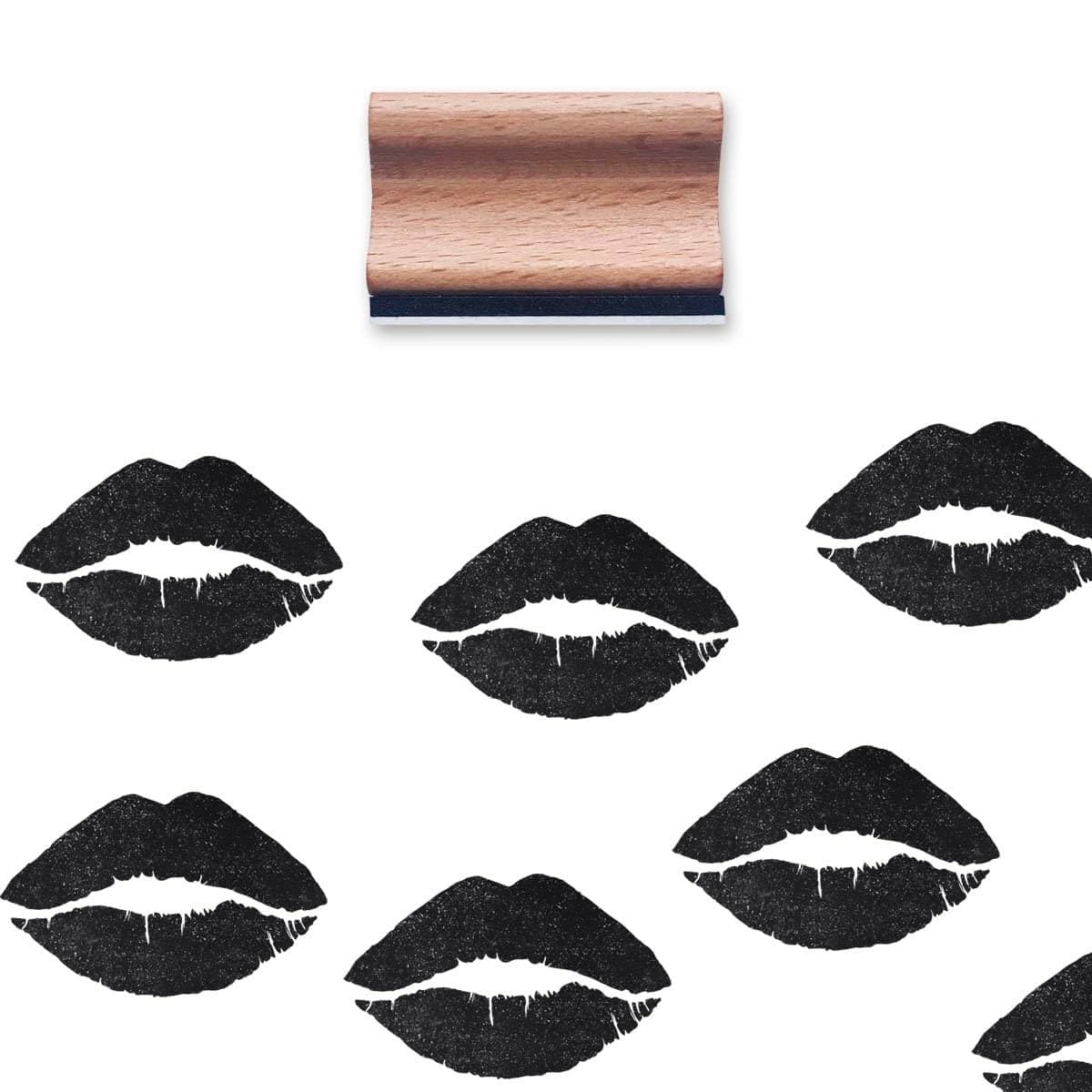 Lips Rubber Stamp 113 Medium Stamp for Scrapbooking Card Making Crafting