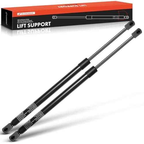 A-Premium Rear Window Glass Lift Supports Shock Struts Compatible with GMC, Chevy & Cadillac Models - Yukon(XL) Tahoe Escalade(ESV) Tahoe 2015-2020 Suburban(3500 HD), Compressed Length 12.92", 2PC Set