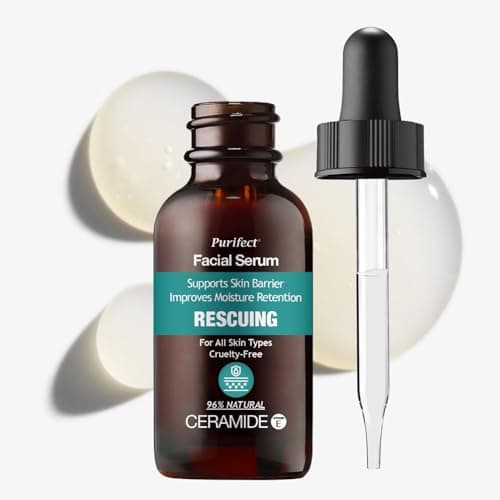 Made in USA Natural PURIFECT Facial Serums 30 ml Ceramide Repair Dryness Good for Dryness Itching and Inflammatory Skin Fast Absorbing Non Greased Formula