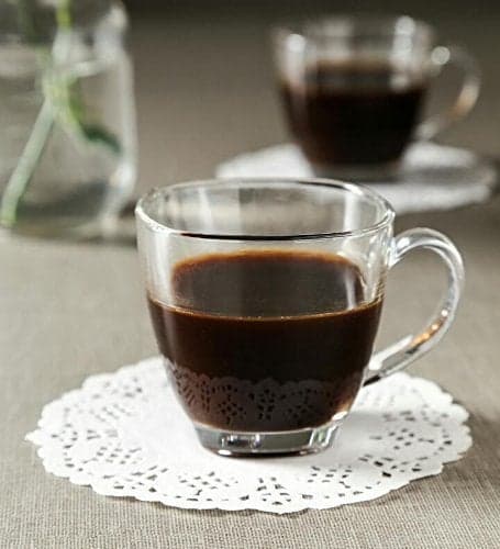 Pure Source India Tea & Coffee Cup Set of 4 Pcs Made by Premium Glass