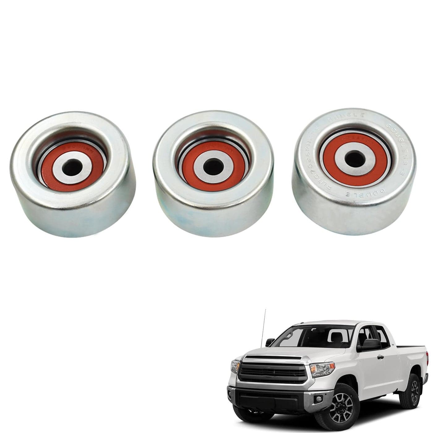 munirater Automotive Idler Pulley Kit Replacement for 4Runner Tacoma Tundra FJ Cruiser Hilux III 1660331040 1660431020
