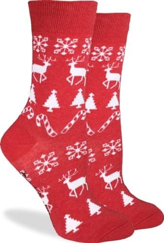 Good Luck Sock Women's Christmas Holiday Socks, Adult, Shoe Size 5-9