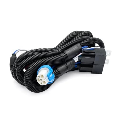 9007 HB5 LED Headlight Relay Wire Harness Compatible with 1992-2011 Ford Taurus F-150 F-250 Focus Excursion Ranger Mustang Headlights Heavy Duty Wiring
