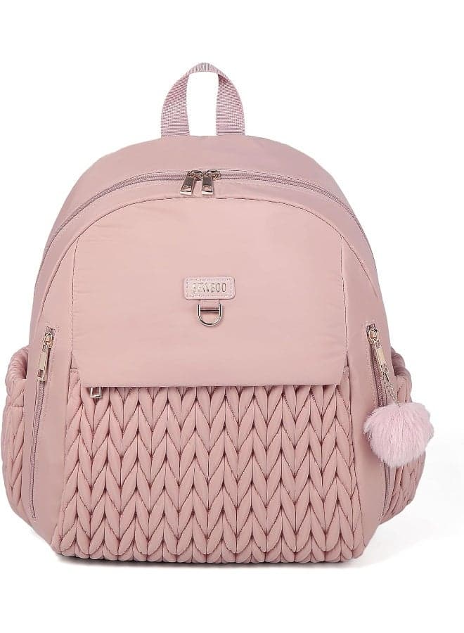 SEWBOO Diaper Bag, Newborn Baby Backpack, Waterproof and Stylish Travel Back Pack with Changing Pad for Women and Girls