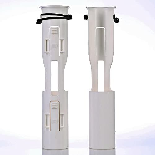 Rod-Runner Fishing Rod Holder | Open for Baitcaster & Offshore Fishing Reels | White