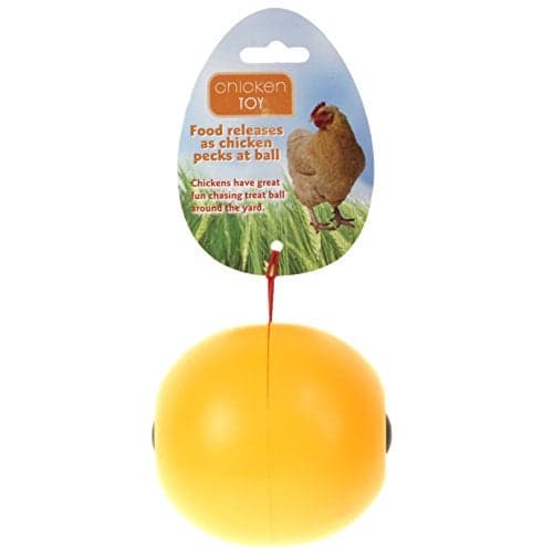 Savic Bird Food Feeder Ball Chicken Toy – Interactive Chicken Treat Dispenser Easy to Fill, Fun Feeding Ball for Birds & Poultry Encourages Pecking & Foraging Behavior