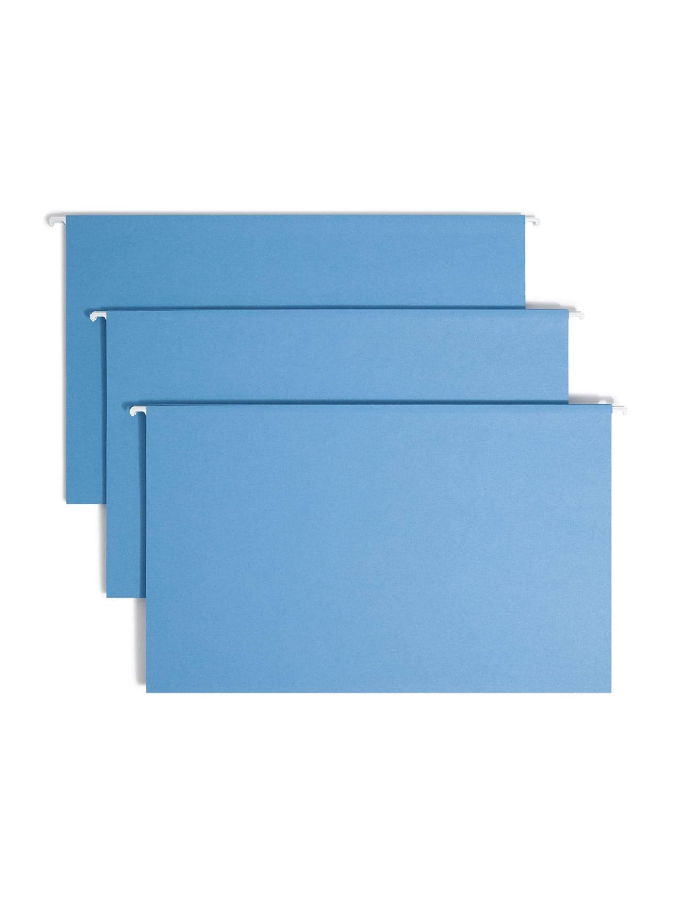 Smead Hanging File Folder with Tab 15Cut Adjustable Tab Legal Size Blue 25 per Box 64160