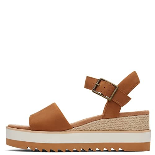 TOMS Women's, Diana Sandal TAN Leather 7.5 M