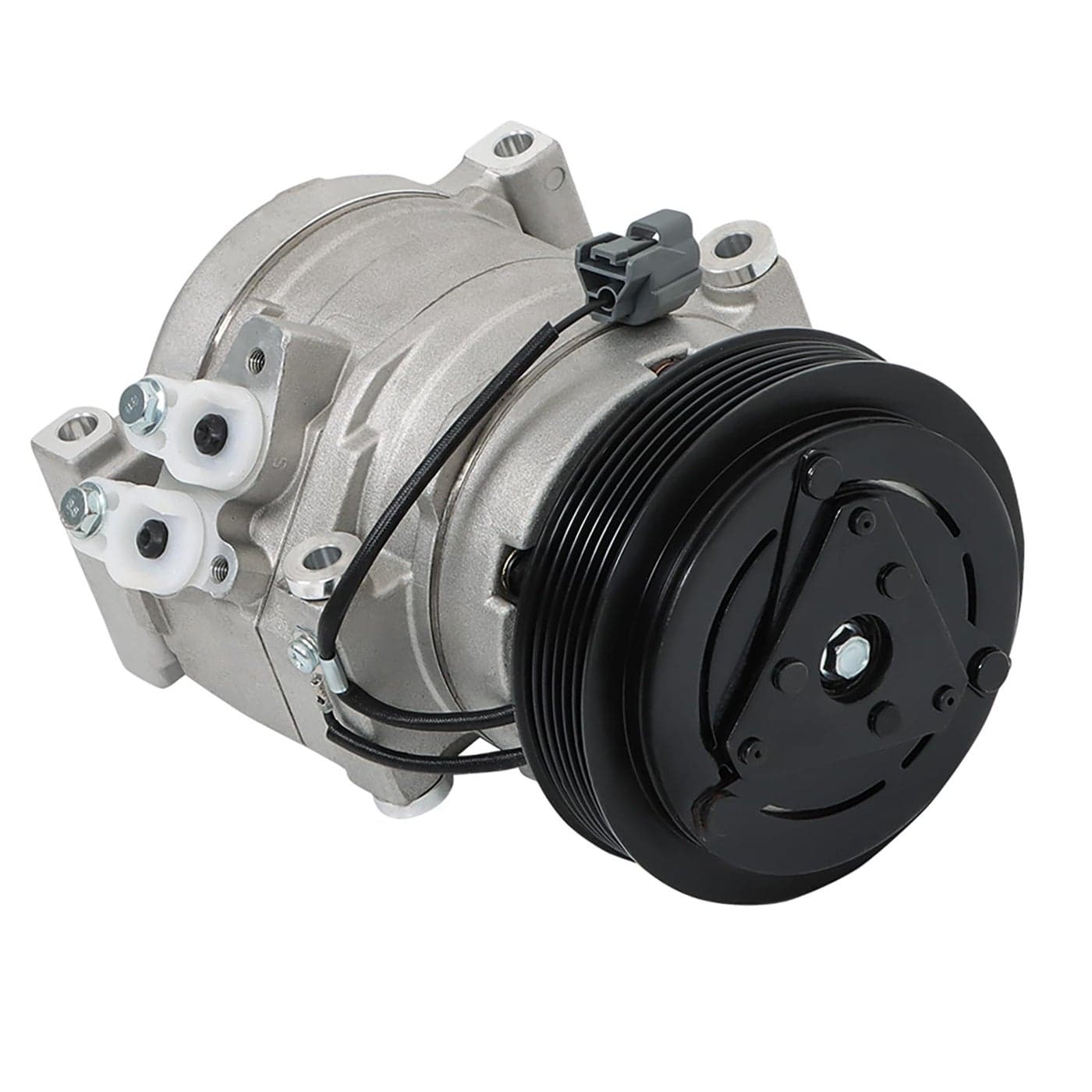 WFLNHB AC Compressor AC Clutch AC Ports 6 Grooves Replacement for Acura MDX 35L 20032006 Replacement for Honda Odyssey Pilot Ridgeline 35L 20052008 CO 10736C 97307 97307