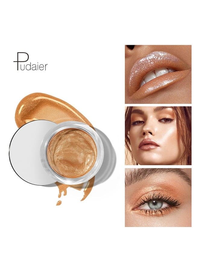 Highlight Face & Eyes & Lips- Multipurpose Cream,Shine Like a Diamond, Smooth Silky Blush Colors Long Lasting Cheek Liquid Blush #01
