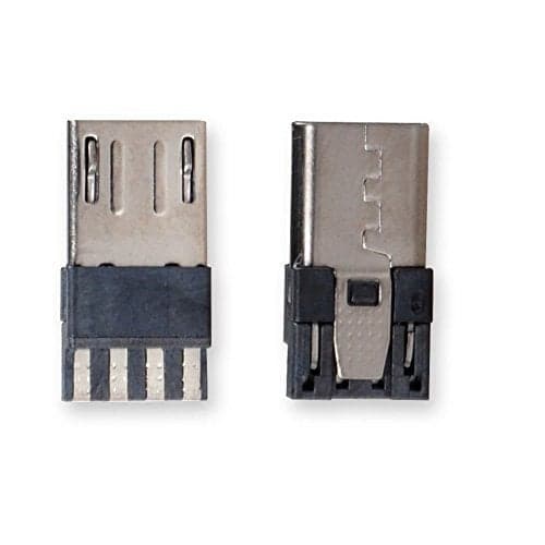 Micro USB Male Port Connector, Conwork 10-Pack Straight Jack Solder Micro-USB Repair Replacement Adapter