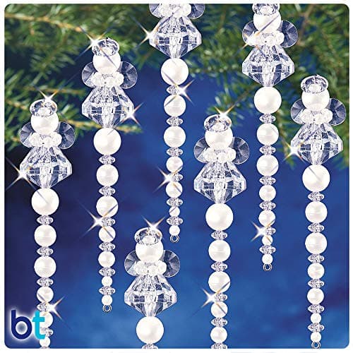 Beadery Beaded Ornament KIT ANG Icicle Angel Makes 24 7476