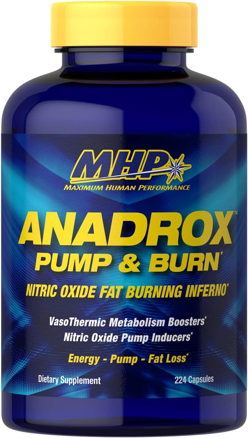 MHP Anadrox Pump Burn Nitric Oxide Fat Burning Inferno 224 capsules
