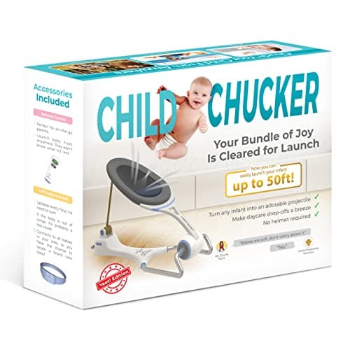 Witty Yeti Hilarious Child Chucker Gag Gift Empty Box Wrap Your Real Present Inside to Prank Friends or Family with This Practical Joke for Men or Women Funny Idea for New Parents or Baby Shower