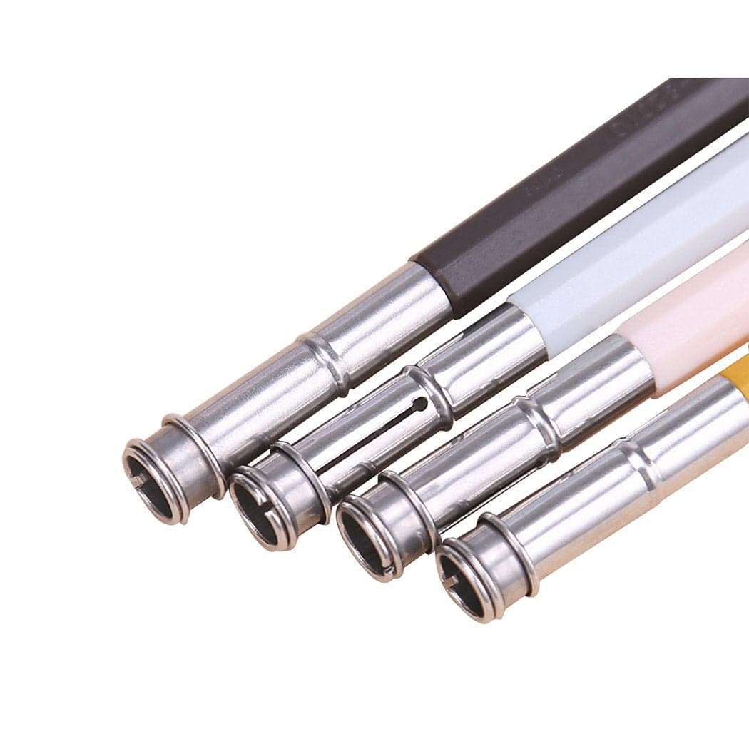SIPLIV Dual Head Pencil Holder Pencil Extender for Sketch Charcoal Pencil 6 Pieces a Set