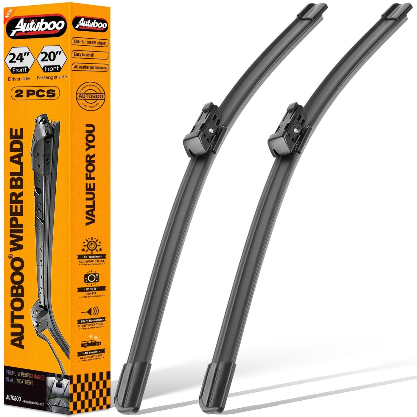 OEM Wiper Blades Replacement for Audi A4 Q5 Q3 A5 RS5 S5 allroad 20092020 Original Equipment Replacement Windshield Wipers 24 inch 20 inch Original Factory Quality Set of 2 Top Lock 16mm