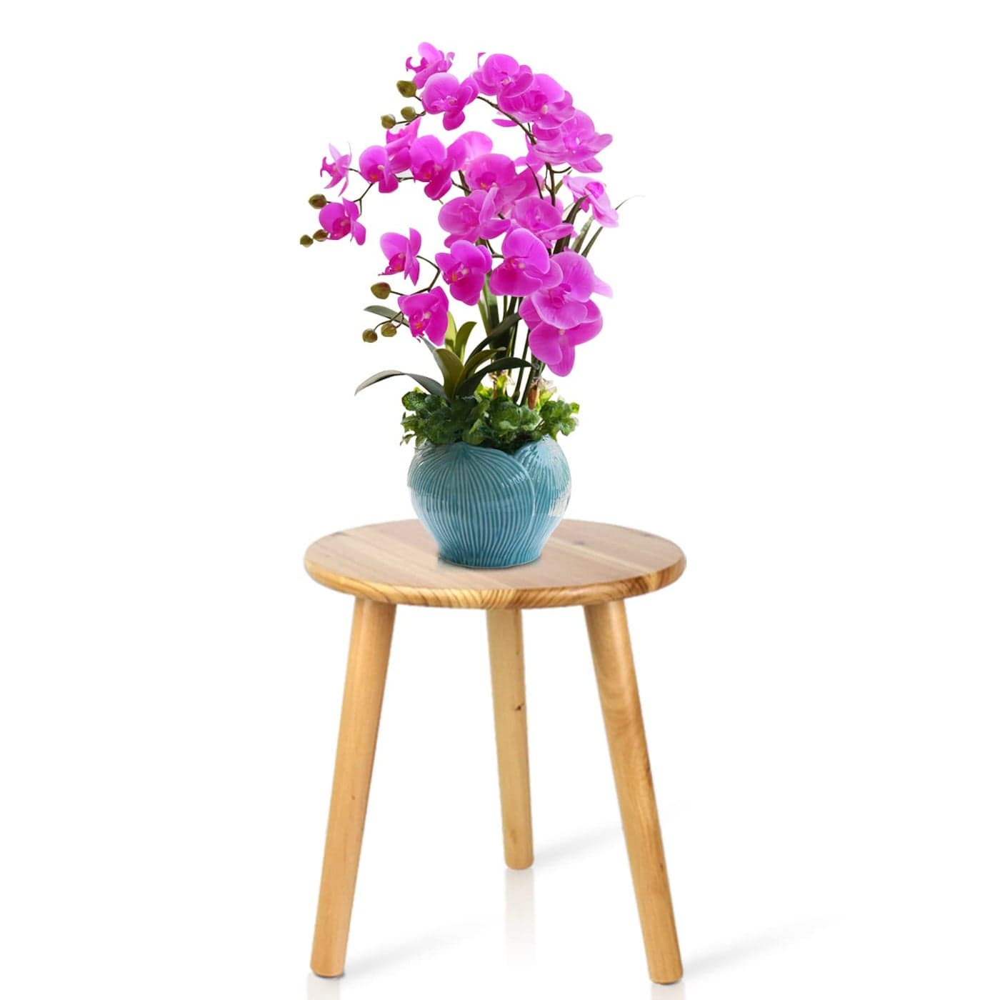 Ethuh Plant Stand Stool for Plant Small Plants Stand Plant Table Mid Century Plant Stands