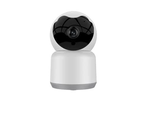 Bawofu Home Security Camera, Tuya 3MP Indoor Pan-Tilt Smart Camera for Baby & Pet with Motion Tracking, 2-Way Audio, IR Night Vision, Siren, Compatible with Alexa & Google Home, 2.4GHz WiFi