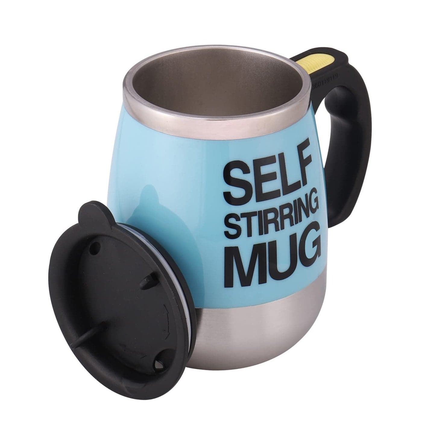 IAMPDD Self Stirring Mug Auto Self Mixing Stainless Steel Cup for CoffeeTeaHot ChocolateMilk Mug for OfficeKitchenTravelHome 450ml15oz The best giftblue