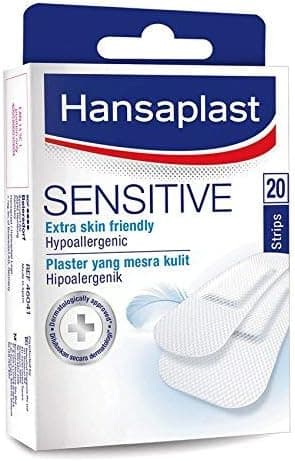Hansaplast Sensitive 20sSecure Bandages and compresses Hypoallergenic for Sensitive Skin