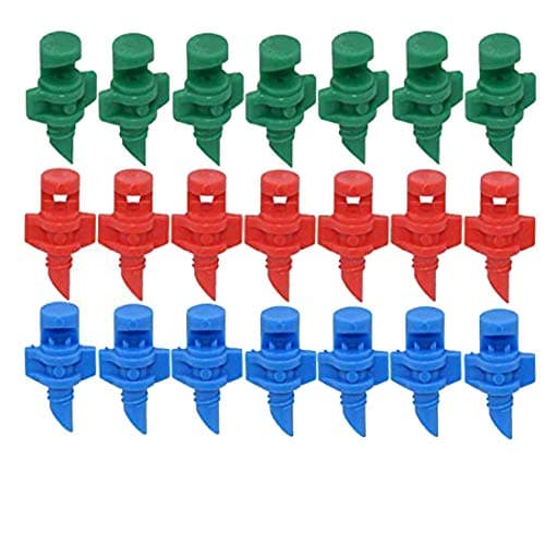 DIY Crafts Pack of 16 Pcs, 90° 180° 360° Degree, 90° 180° 360° Degree Refraction Nozzle Sprinkler Head Thread Connection Garden (Pack of 16 Pcs, 90° 180° 360° Degree)