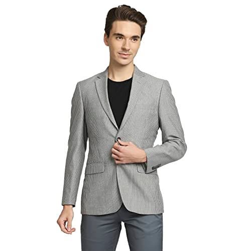 Colorplus Medium Grey Blazer (Size: S)-CMJA00724-G4