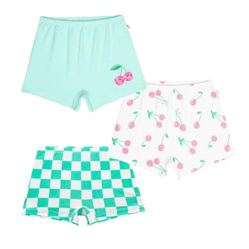 YouGotPlanB Cotton Boxers for Girls | Ages 2-16 Years | Relaxed Fit | Gentle Elastic Waistbands | Breathable & Tagless