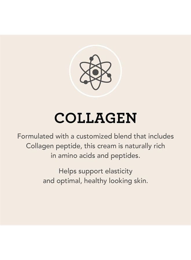 Clinical Collagen Peptide Intense Moisture Cream for Face, Neck, & Body, Anti-Aging Cream that Hydrates, Plumps, Restores Moisture, and Increases Suppleness, 10 Oz
