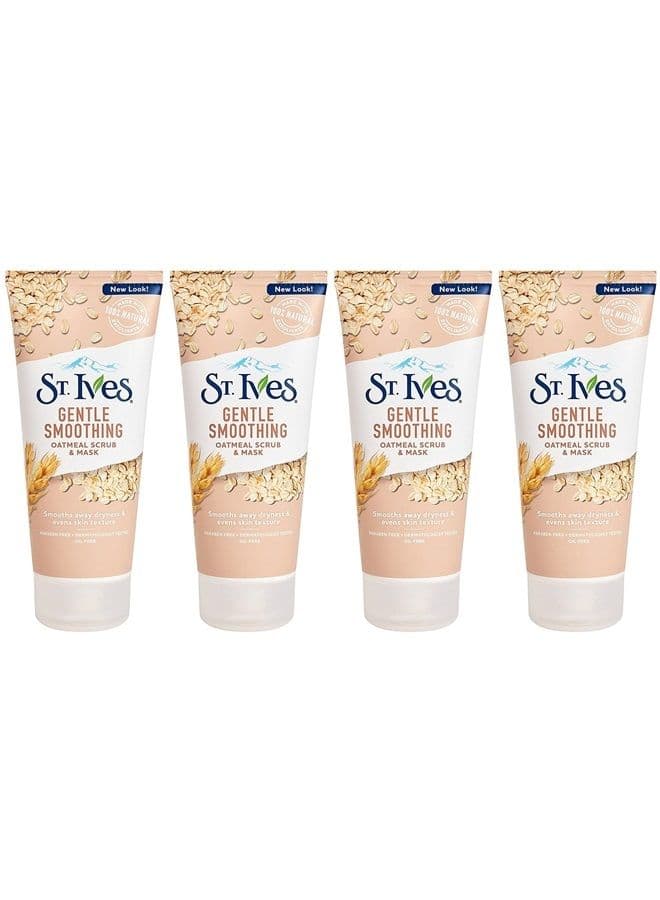 Smooth & Nourished Scrub & Mask, Oatmeal 6 oz (Pack of 4)