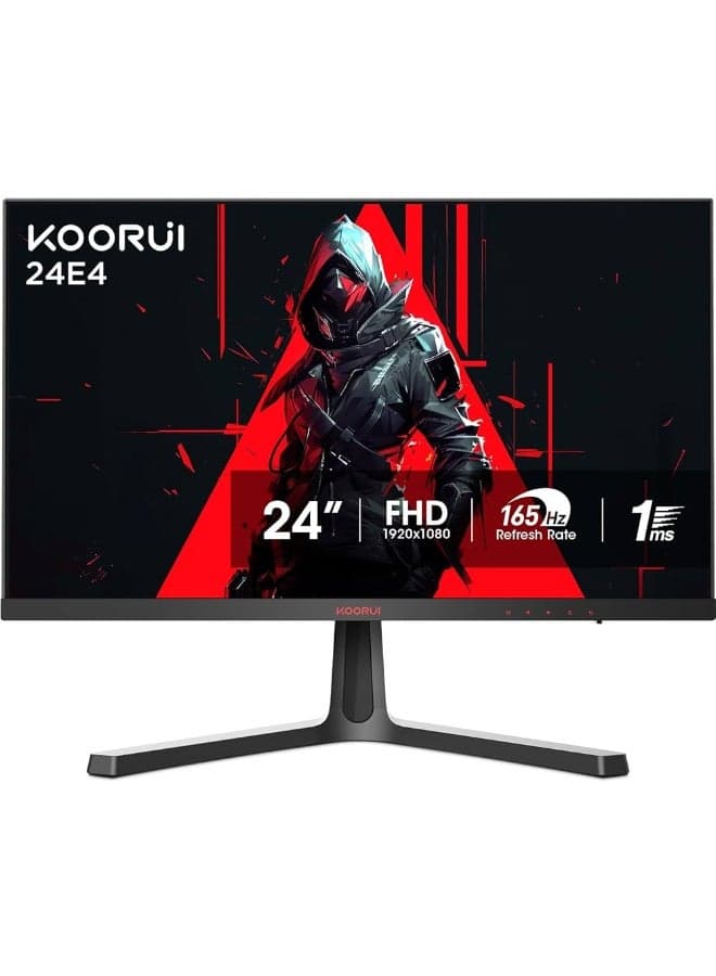 KOORUI 24 Inch Computer Monitor - FHD 1080P Gaming Monitor| 24E4