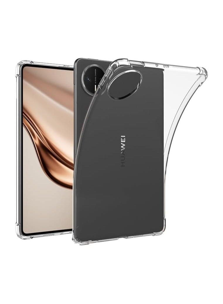 Transparent Case Compatible with Huawei MatePad Mini 8.8 inch 2025 Tablet - Transparent TPU Flexible Soft Protective Silicone Rubber Back Cover
