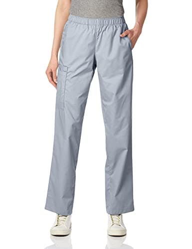 WonderWink Women's Pull-On Cargo Pant, Grey, Small