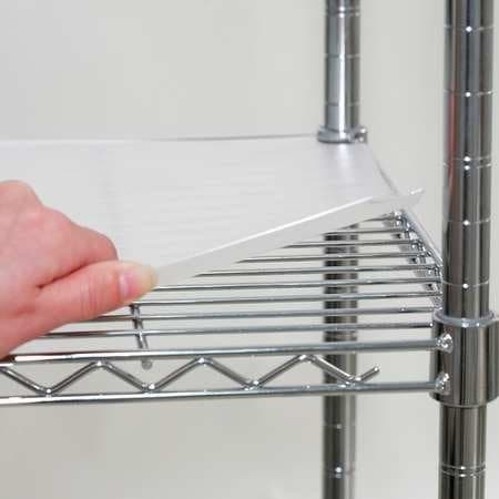 Shelf Liner 24 x 18 in Clear PK4