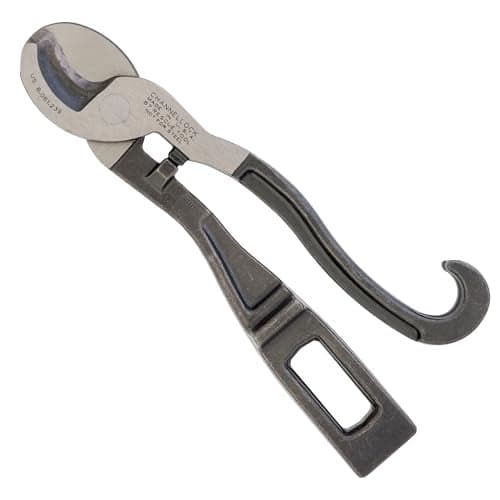 Channellock 87 9-inch Rescue Tool for First Responders, Compact Design for Firefighters & EMT Multitool, Spanner Wrench for Easy Access, Alloy Steel Sheers for Cable Cutting, Made in the USA