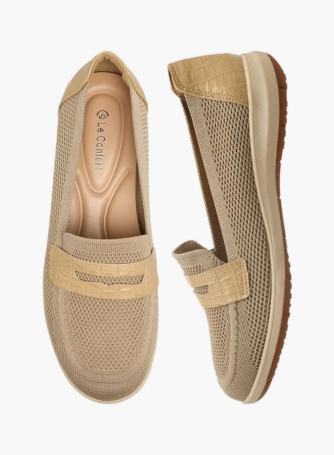 Women Flyknit Textured Loafers