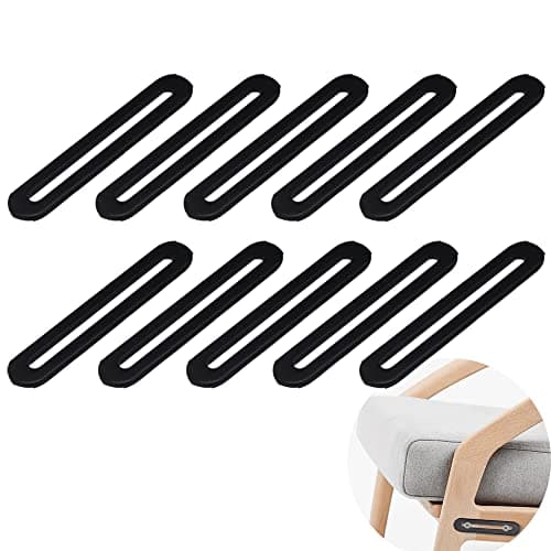 10 Pcs 4 1/3" Adjustable Flat Mending Plate Support with Single Slot, 2.9mm Thickness Steel Slideable Bracket, Straight Repair Plates Brace, Repair Fixing Bracket Connector for Chair Table Drawer