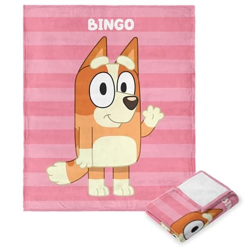 Northwest Bluey Silk Touch Throw Blanket, 50" x 60", Roll Call Bingo