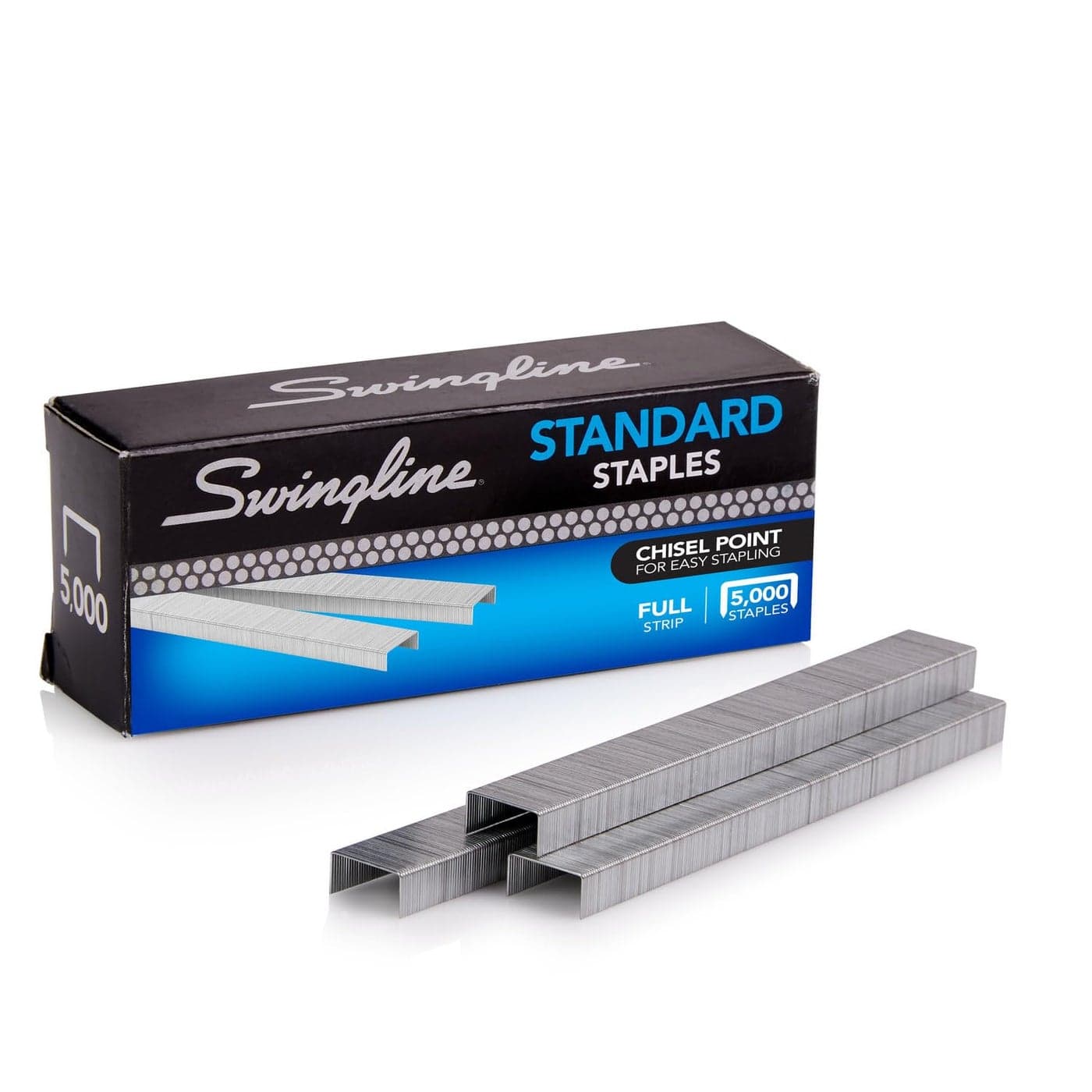 Swingline Staples, Standard Staplers for Desktop Staplers, 1/4" Length, 210/Strip, 5000/Box (35108)
