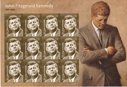 John Fitzgerald Kennedy 1917-1963, JFK (Sheet of 12) First-Class Mail Forever Postage Stamps 2017 Scott #5175