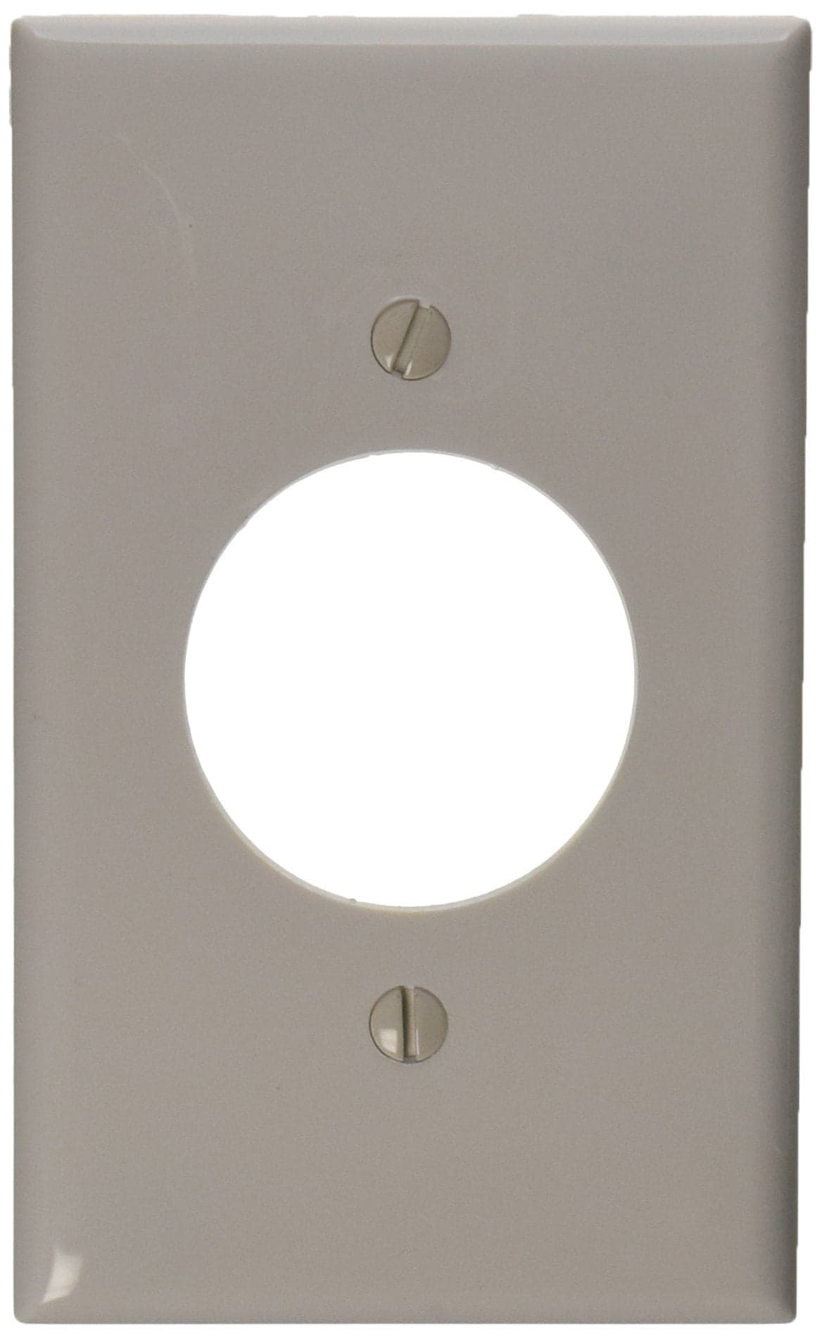 Leviton 1Gang 160Inch Diameter Device Receptacle Wallplate 80720W White