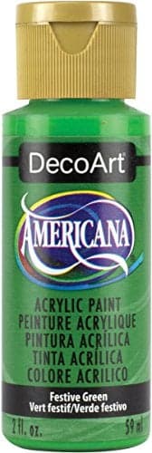 DecoArt Americana Acrylic Paint 2Ounce Festive Green by The Yard