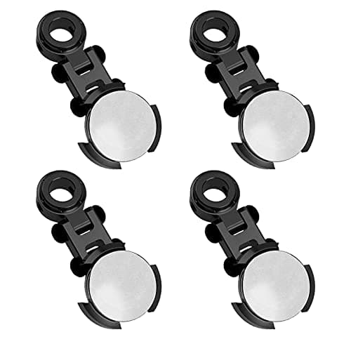 ShareGoo 4Pack Metal Magnetic Stealth Invisible Body Post Mount Upgrade Parts Compatible with Axial SCX10 HSP Redcat D90 110 RC Crawler Drift Car Truck Black