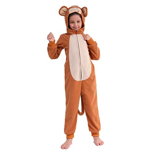 Wizland Kids Monkey Onesie Animal Costume for Kids One Piece Monkey Costume Unisex Onesie Outfit 68